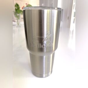 MalloMe Stainless Steel Tumbler Travel Mug Double Wall 27 oz Insulated